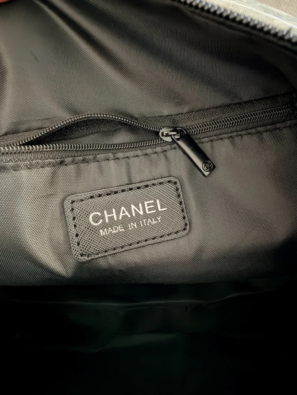 CHANEL Beauty Authentic Black Gym/Travel Duffel Bag